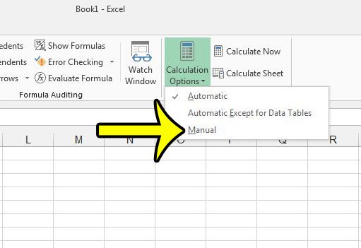 How to do manual calculation in excel mac pro
